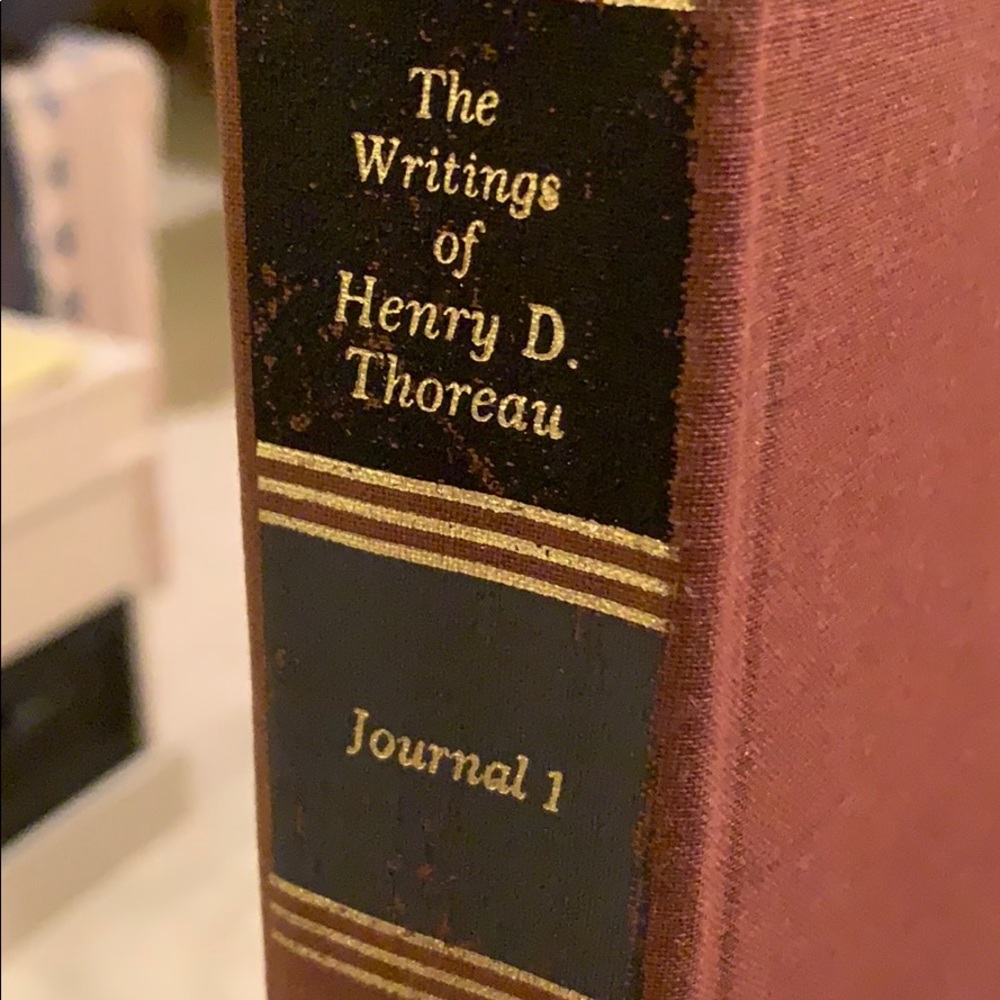 The Writings of Henry D. Thoreau Journal 1